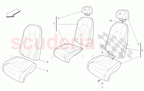 Part Diagram for Maserati 959721801