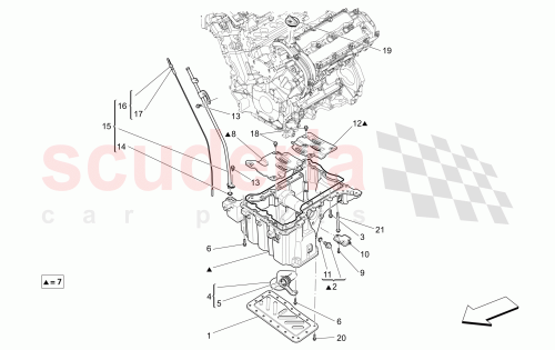 Part Diagram for Maserati 46334870