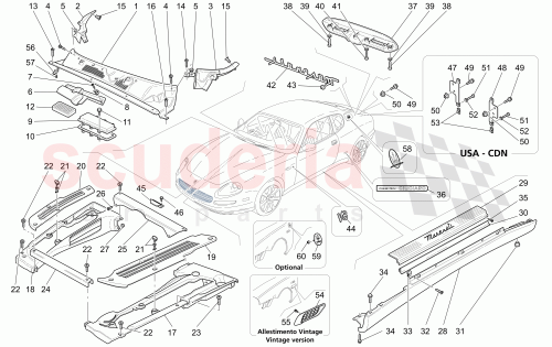 Part Diagram for Maserati 89095400