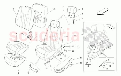 Part Diagram for Maserati 981314429