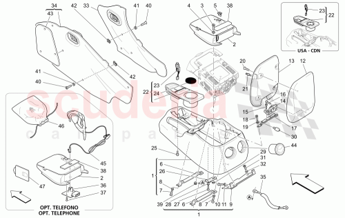 Part Diagram for Maserati 66704500