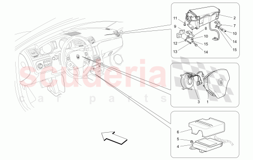 Part Diagram for Maserati 81331700