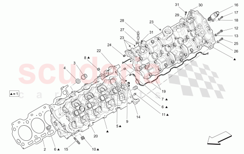 Part Diagram for Maserati 673009081