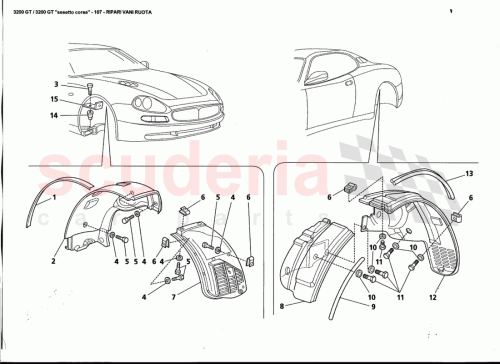 Part Diagram for Maserati 386101368