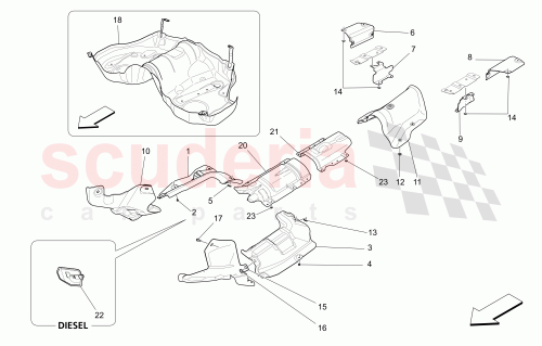 Part Diagram for Maserati 670034569