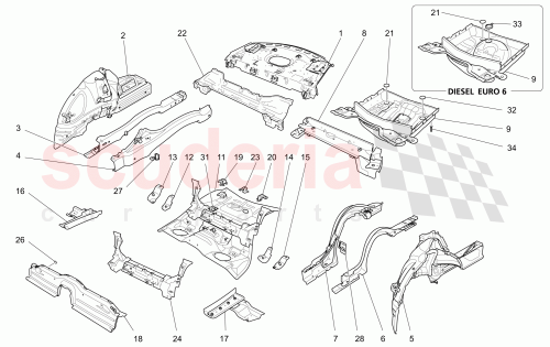 Part Diagram for Maserati 673006256