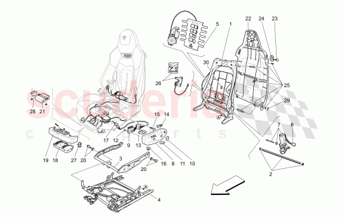 Part Diagram for Maserati 84909608