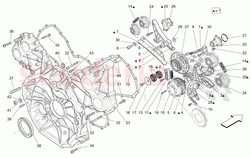 Part Diagram for Maserati 313054