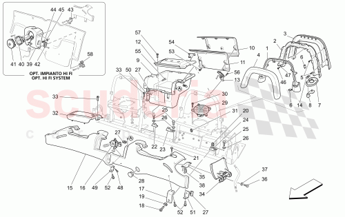 Part Diagram for Maserati 66736200