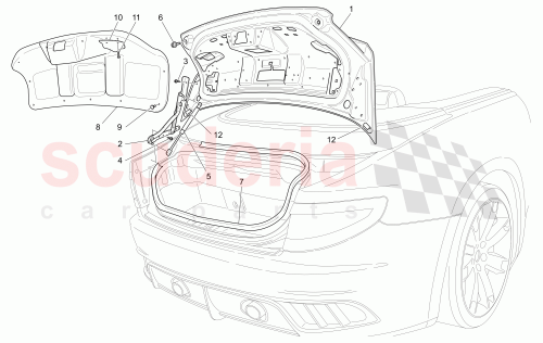Part Diagram for Maserati 85180800