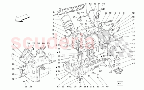 Part Diagram for Maserati 104280