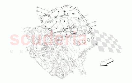 Part Diagram for Maserati 227301