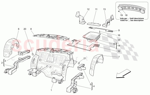 Part Diagram for Maserati 67895200