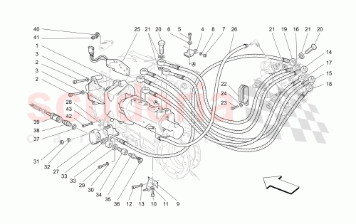 Part Diagram for Maserati 231622