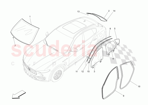 Part Diagram for Maserati 670032866