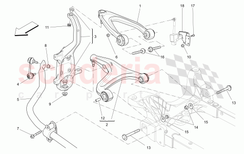 Part Diagram for Maserati 675000095