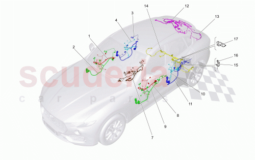 Part Diagram for Maserati 670033402