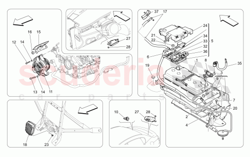 Part Diagram for Maserati 670002871