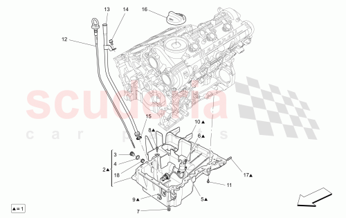 Part Diagram for Maserati 282370