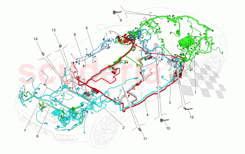 Part Diagram for Maserati 341932