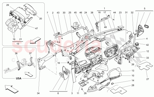 Part Diagram for Maserati 670040875