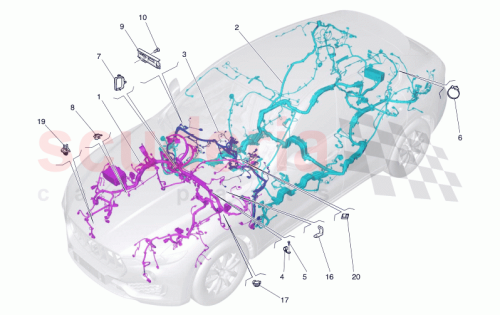 Part Diagram for Maserati 670153874