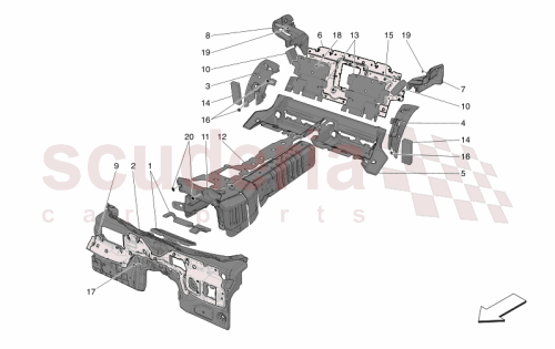 Part Diagram for Maserati 670158242