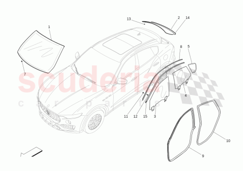 Part Diagram for Maserati 670172827