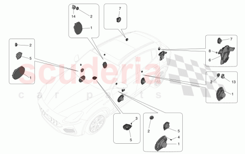 Part Diagram for Maserati 673014504