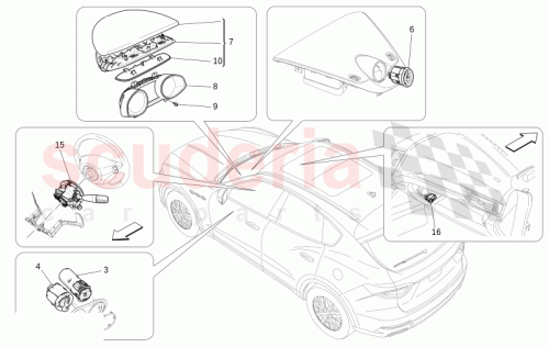 Part Diagram for Maserati 670043411