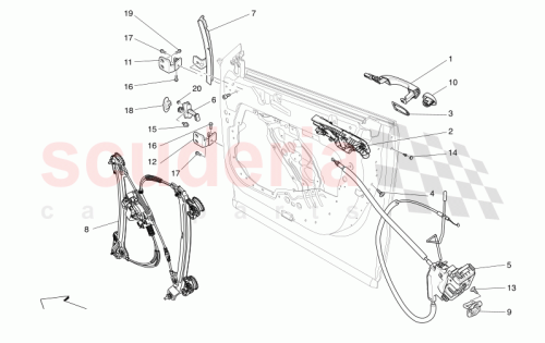 Part Diagram for Maserati 670119817