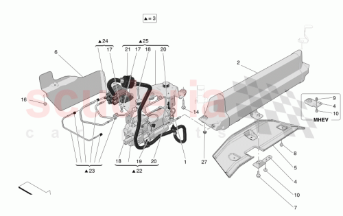 Part Diagram for Maserati 670176772