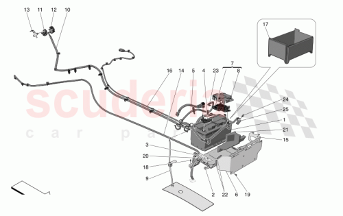 Part Diagram for Maserati 675001220
