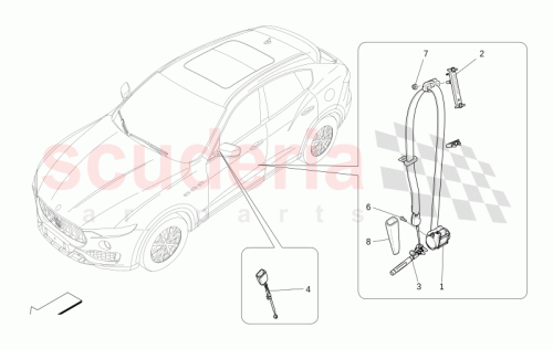 Part Diagram for Maserati 670047756