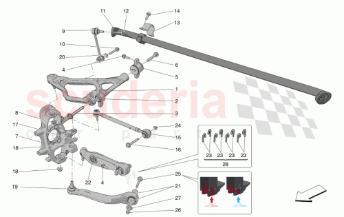 Part Diagram for Maserati 670156056