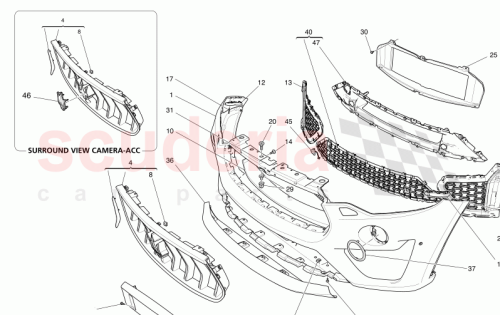 Part Diagram for Maserati 670041954