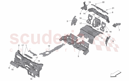 Part Diagram for Maserati 670158238
