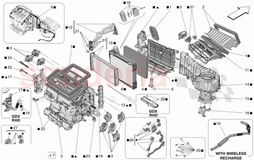 Part Diagram for Maserati 673013346