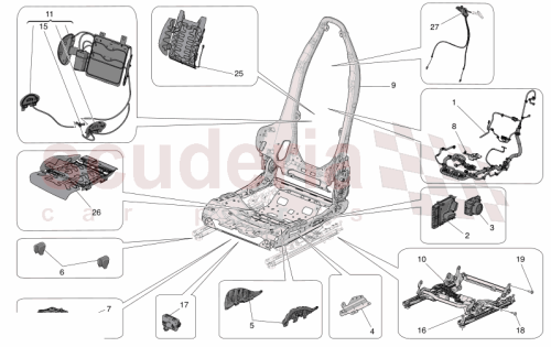 Part Diagram for Maserati 673013421