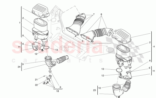 Part Diagram for Maserati 670105379