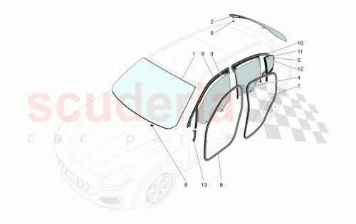 Part Diagram for Maserati 670157152