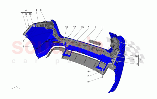 Part Diagram for Maserati 670170860