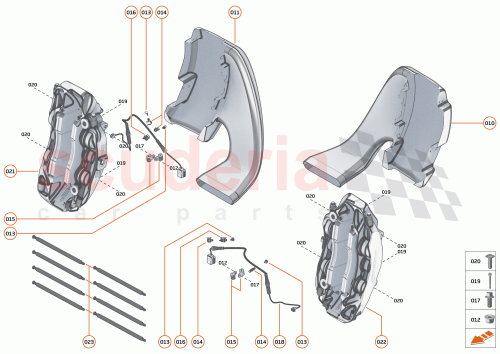 Part Diagram for McLaren 15CA235CP
