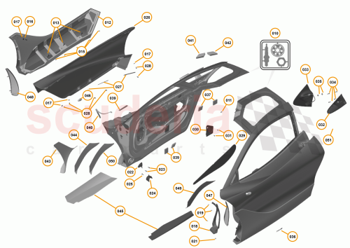 Part Diagram for McLaren 14AA131CP