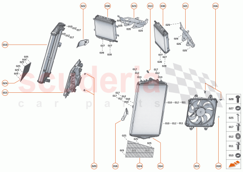 Part Diagram for McLaren 16LA611CP
