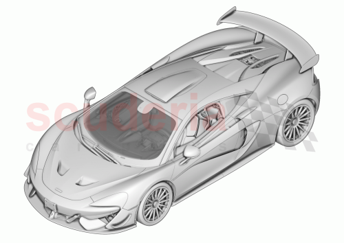Part Diagram for McLaren 13PA025RP