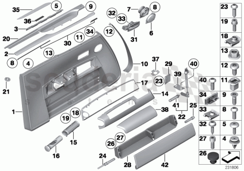 Part Diagram for Rolls Royce 51 24 8119306