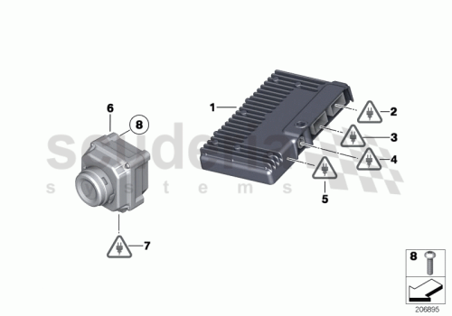 Part Diagram for Rolls Royce 66 54 9203322
