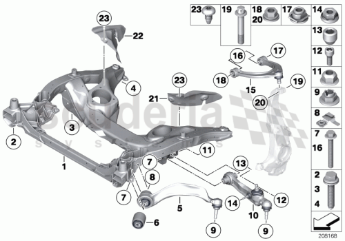 Part Diagram for Rolls Royce 31 10 6760222