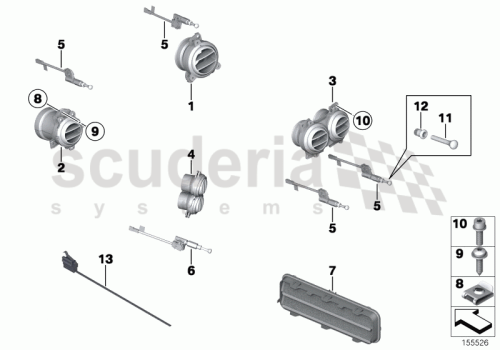 Part Diagram for Rolls Royce 51 45 6950533